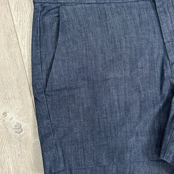 Women's Banana Republic 28 6 Small Shorts Chino Khakis Navy Blue Spandex New - Picture 5 of 8